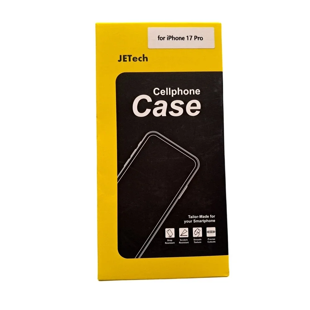 JETech Slim Fit Cases‎ (2) for iPhone 17 Pro 6.3 Inch Matte Hard Back Cover